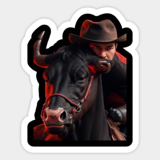 Bull Rider Sticker